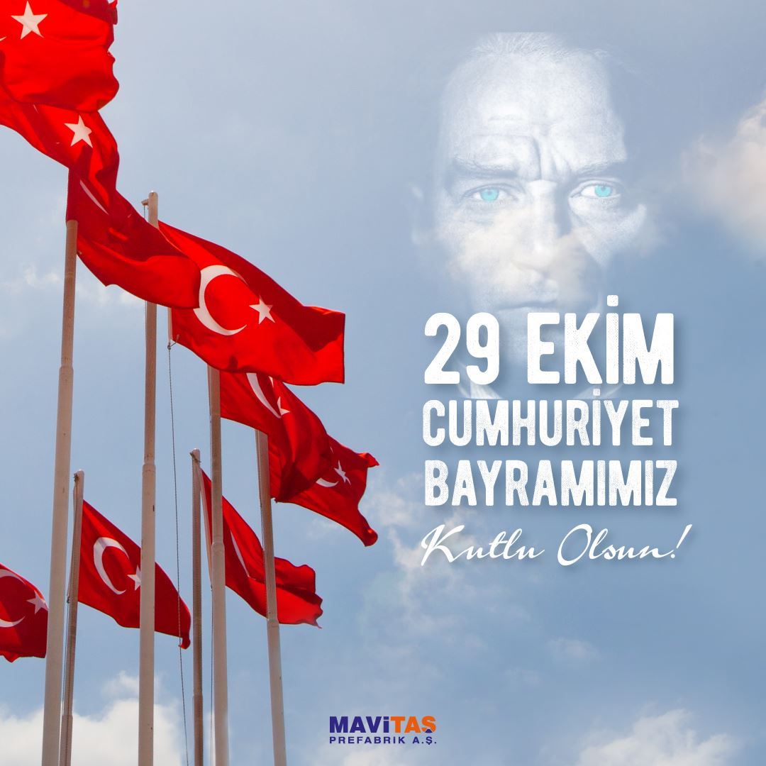 29 Ekim Cumhuriyet Bayramı Kutlu Olsun .