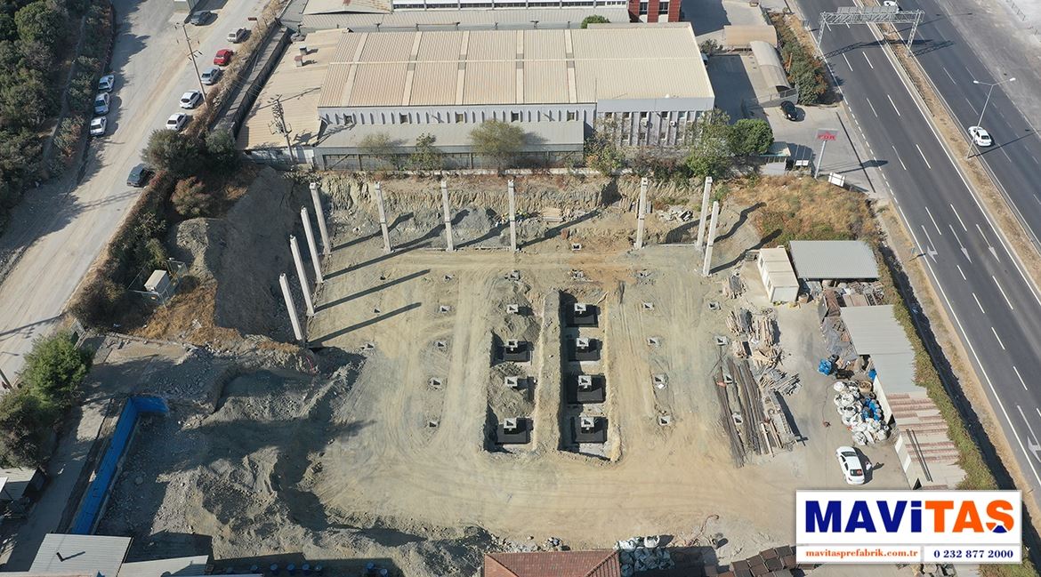 Beşer Balata  Prefabrik Fabrika Projemizin Montaj Çalışmaları Devam Ediyor.