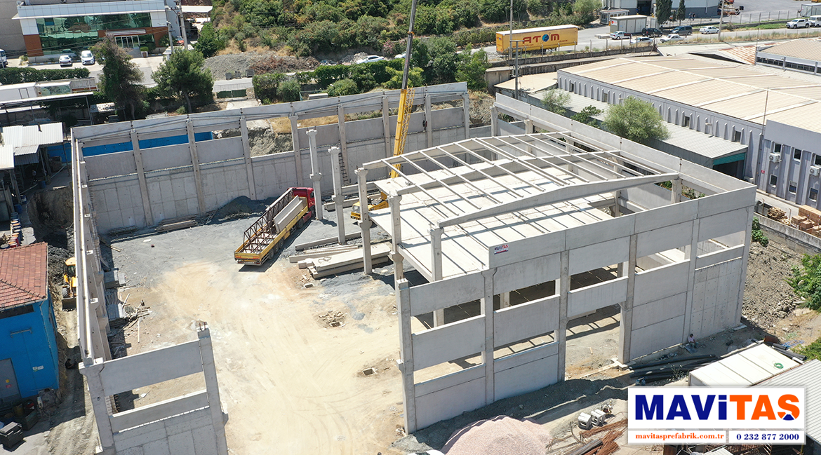 Beşer Balata  Prefabrik Fabrika Projemizin Montaj Çalışmaları Tamamlandı .