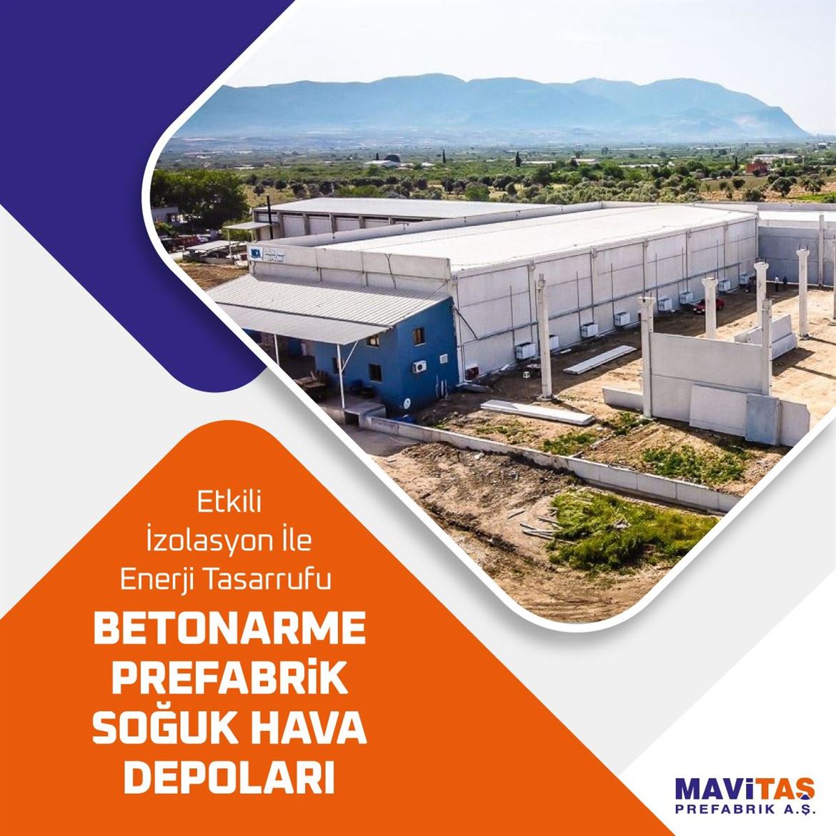Etkili İzolasyonlu Betonarme Prefabrik Soğuk Hava Depoları