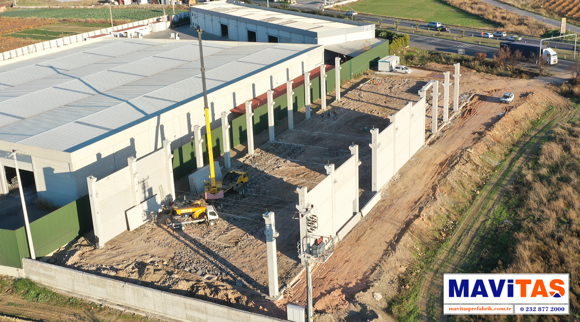 GÖRSAN MERMER MENEMEN PREFABRİK FABRİKA  PROJEMİZ TAMAMLANDI.
