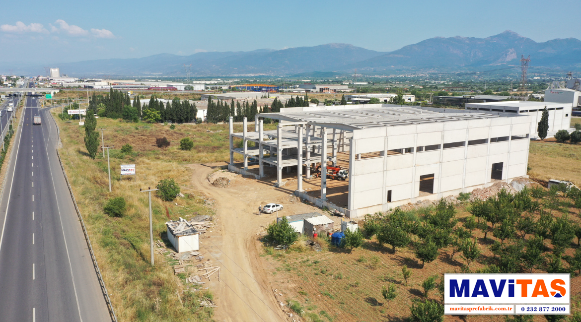 Hasan Hüseyin Tomat   / İZMİR -- KEMALPAŞA / 2550 m2  /Prefabrik Depo /   TAMAMLANDI .