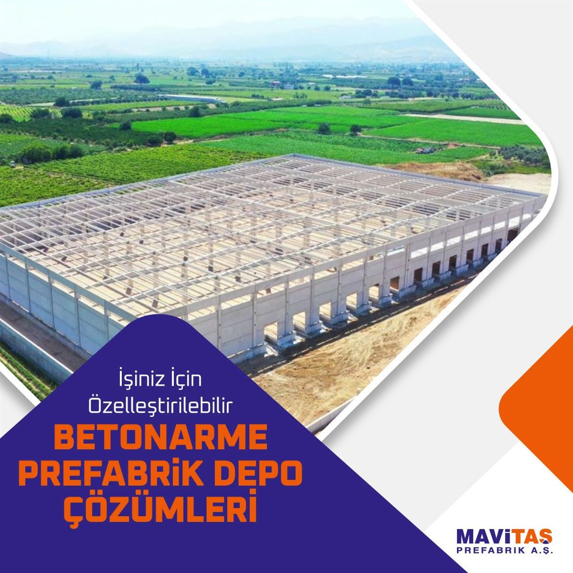 İşiniz İçin Özelleştirilebilir Betonarme Prefabrik Depo Çözümleri