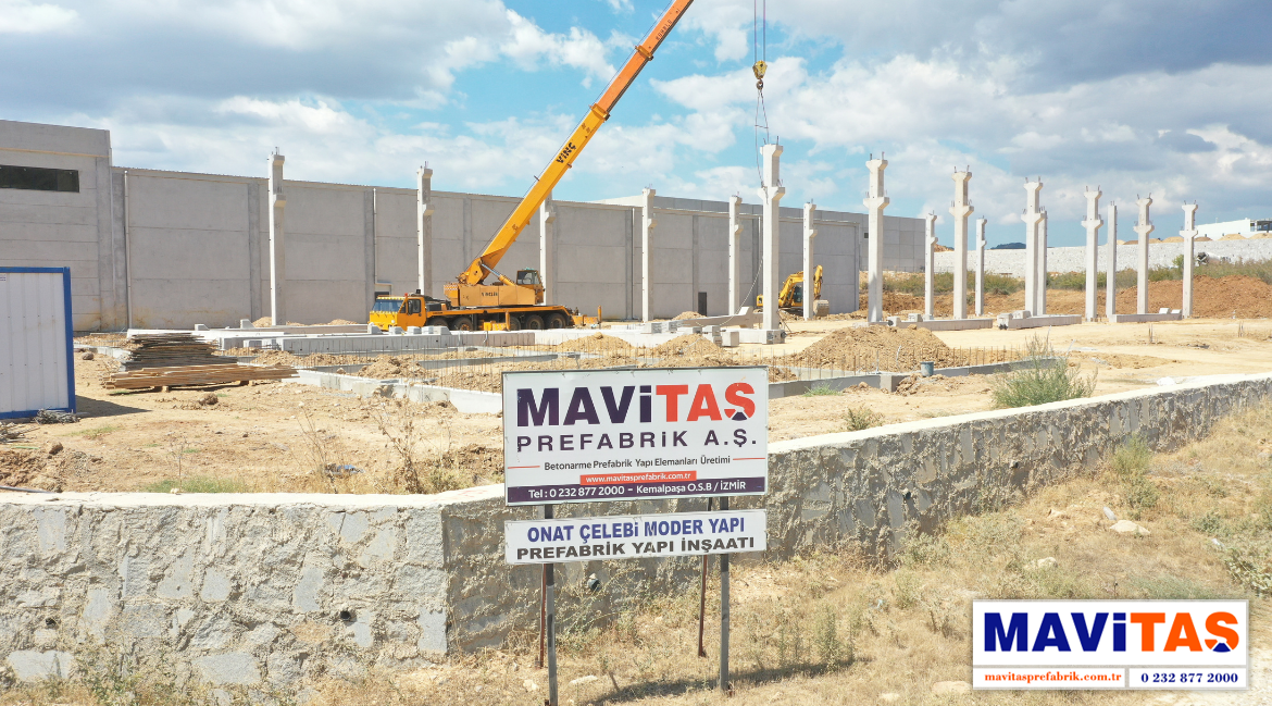 ONAT ÇELEBİ-MODERN YAPI / 2.950 m2 / PREFABRİK FABRİKA / PROJEMİZ TAMAMLANDI .