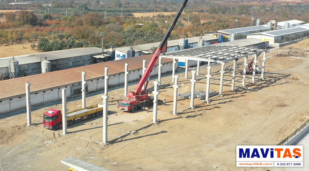 TURMAK ISI  Kemalpaşa 1490 M2  Prefabrik Fabrika Projemiz Tamamlanmıştır.