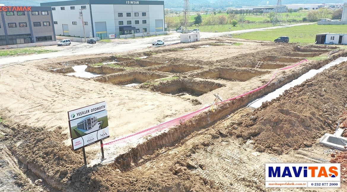 Yeşiller Otomotiv Projemizin Altyapı Çalışmaları TAMAMLANDI